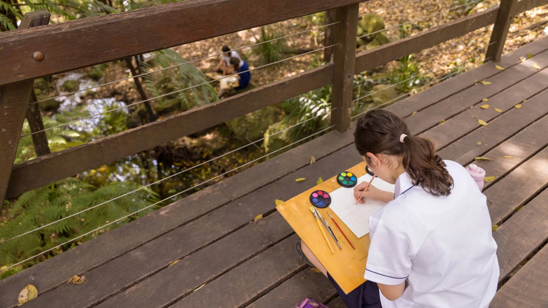 Glenaeon students outdoor learning
