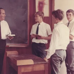 Dennis Glenny with Class 10, 1968